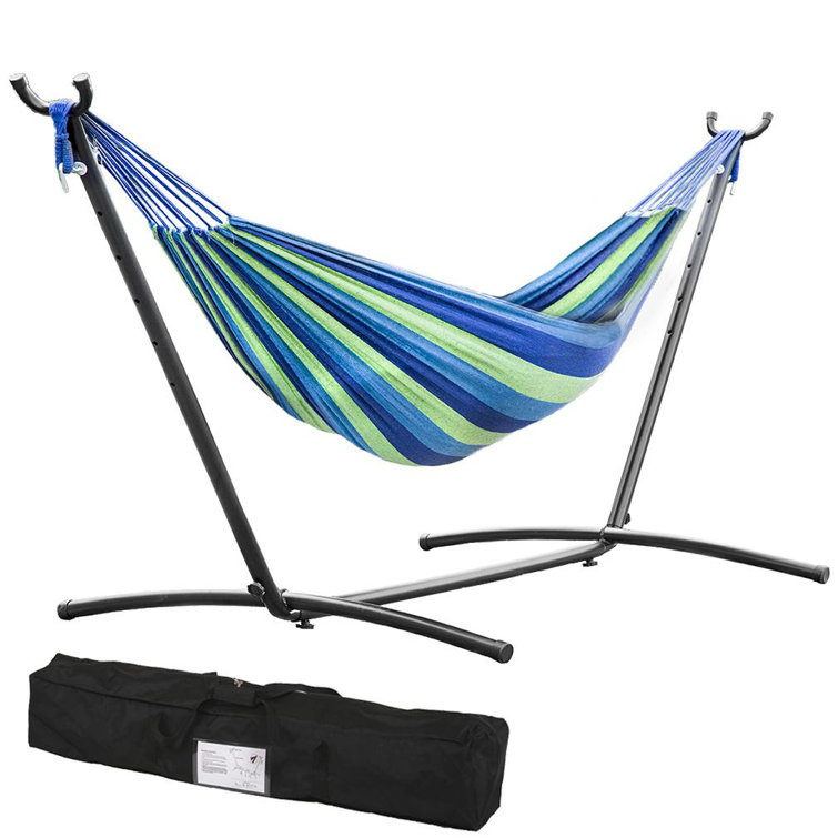 Bayou Breeze Doris Metal Standard Hammock Stand Reviews Wayfair